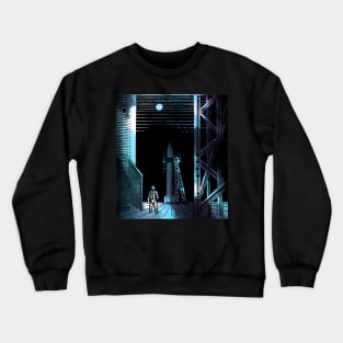 Rocket to the Moon Crewneck Sweatshirt